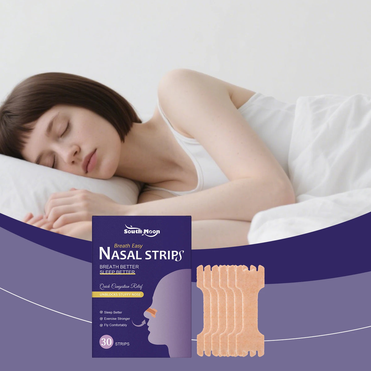 Sleep Care Nasal Strips