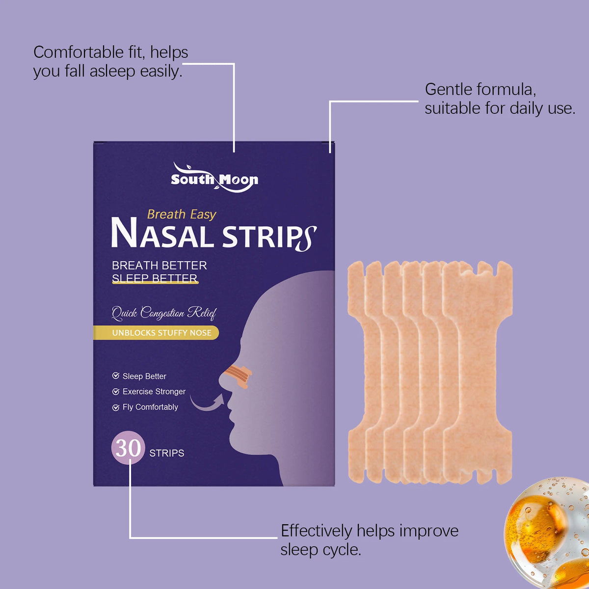 Sleep Care Nasal Strips